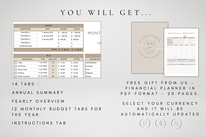 Ultimate Annual Budget Excel Planner