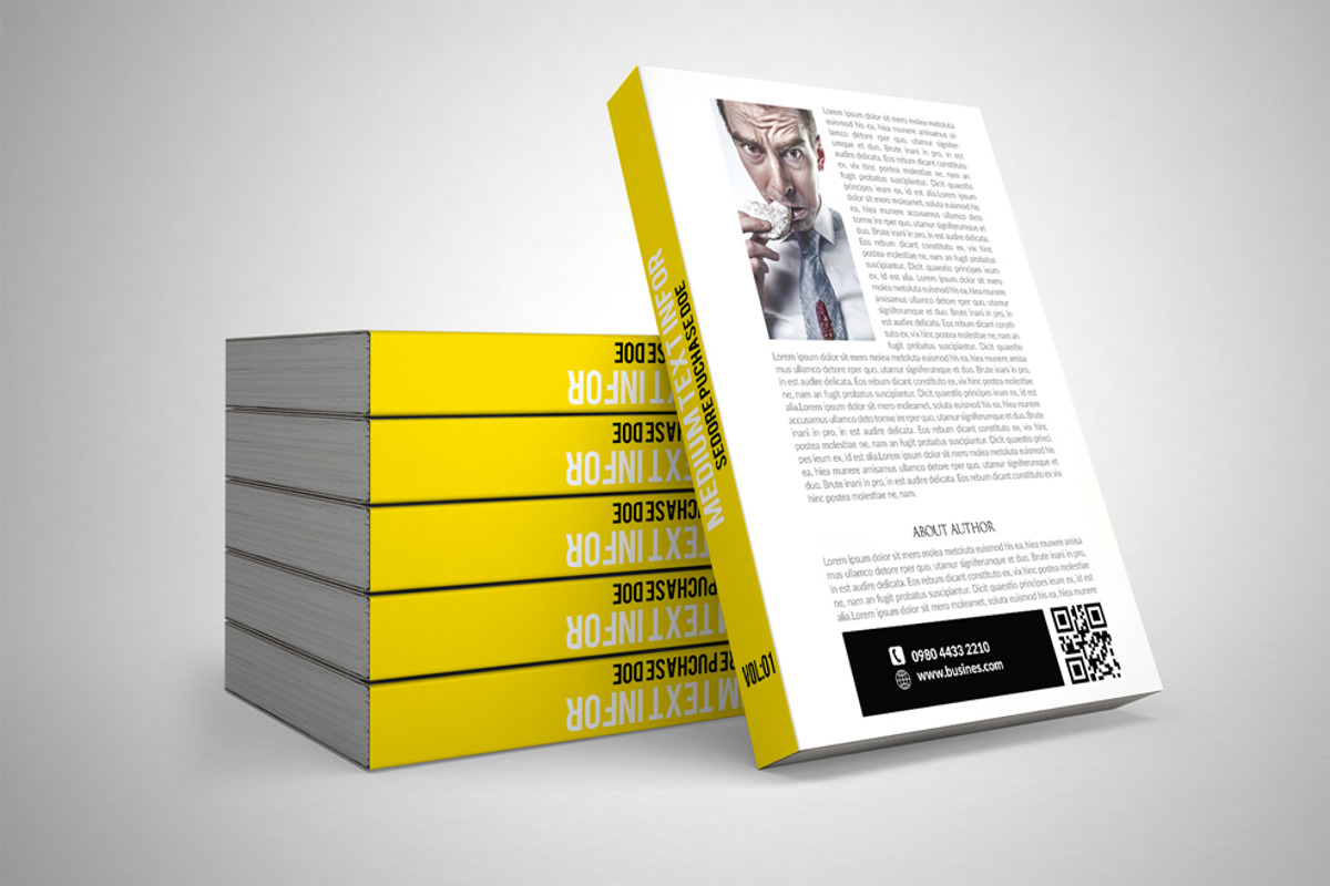 Business Book Cover Print Template, a Stationery Template by Business Flyers (Photo 2 of 4)