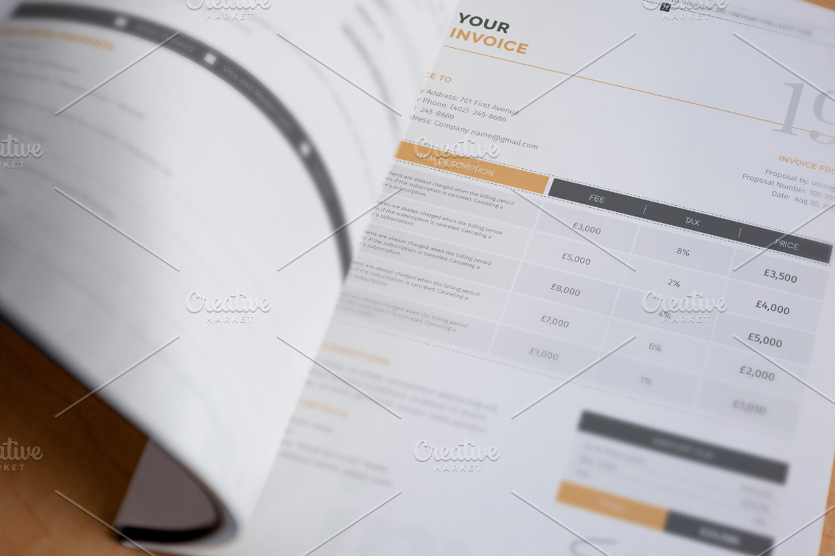 31 Page Full Proposal A4 / US Letter, a Stationery Template by Mastergfx (Photo 20 of 28)