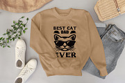Best Cat Dad Ever Shirt Design, a Graphic by Vector Portal (Thumbnail 3 of 5)