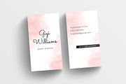 Watercolor Wash Business Card, a Business Card Template by Charming Ink (Thumbnail 3 of 3)