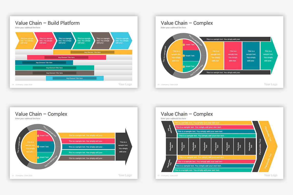 Value Chain PowerPoint Diagrams, a Presentation Template by SlideOne (Photo 8 of 9)