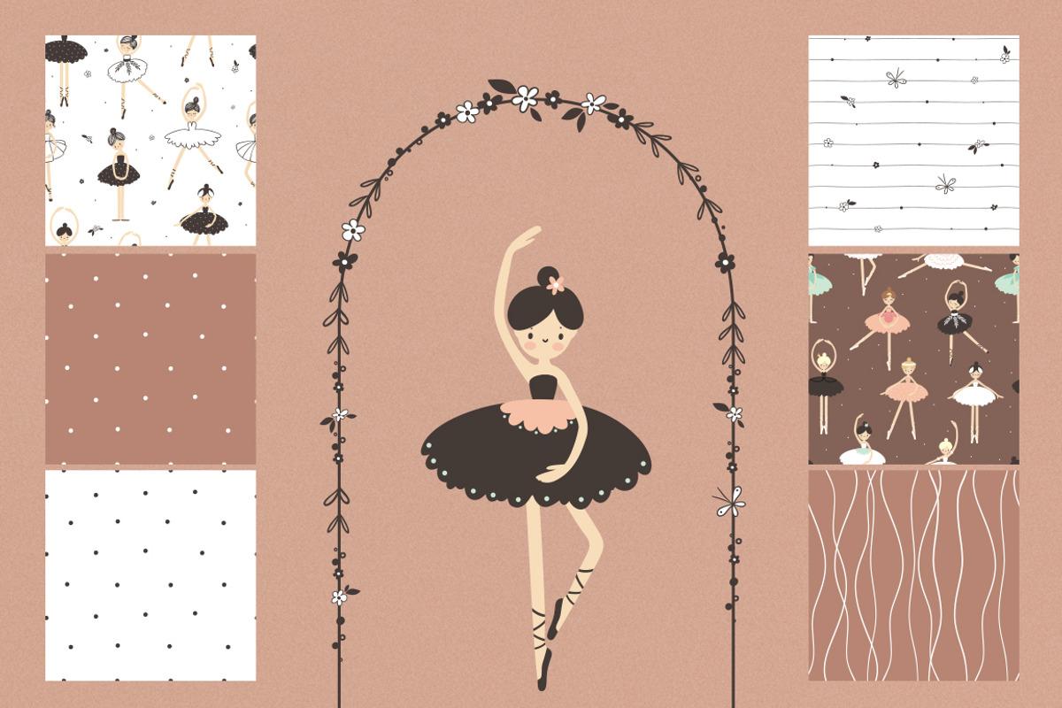 Ballerina illustration, a Person Illustration by Magic & Dreams (Photo 7 of 8)