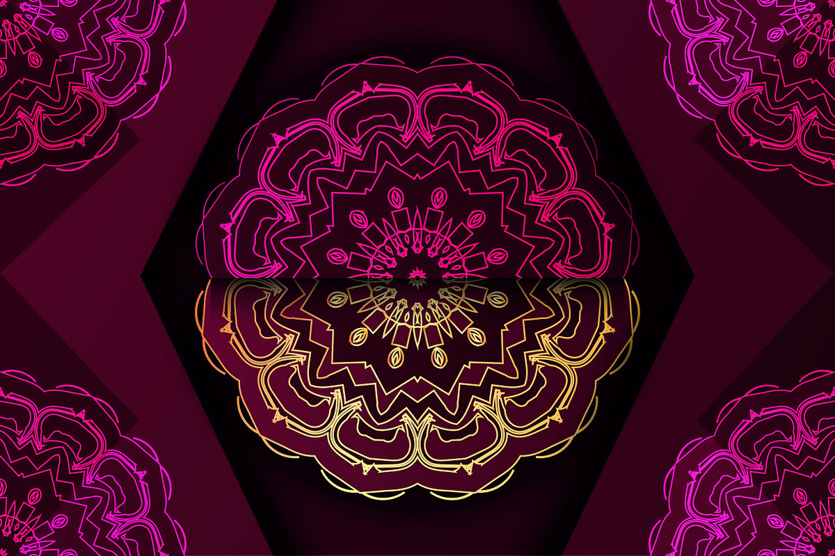 Mandala Circular Pattern Vector Pack, a Background Graphic by NJ Himel (Photo 52 of 95)
