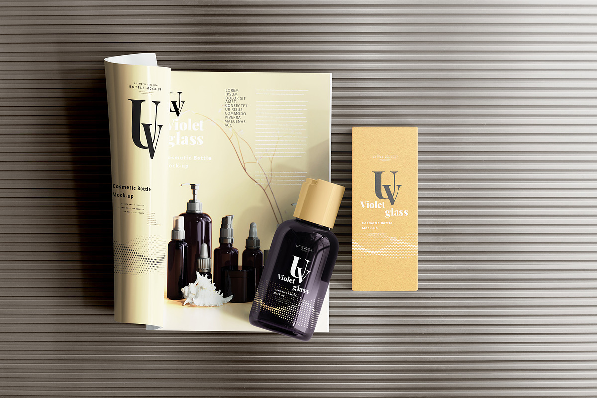 220+ Violet Glass Mock-up Bundle, a Cups & Container Mockup by pmvch (Photo 199 of 199)