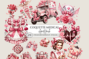 COQUETTE MEDICAL CLIPART PACK, an Object Illustration by Daring Digies (Thumbnail 1 of 9)