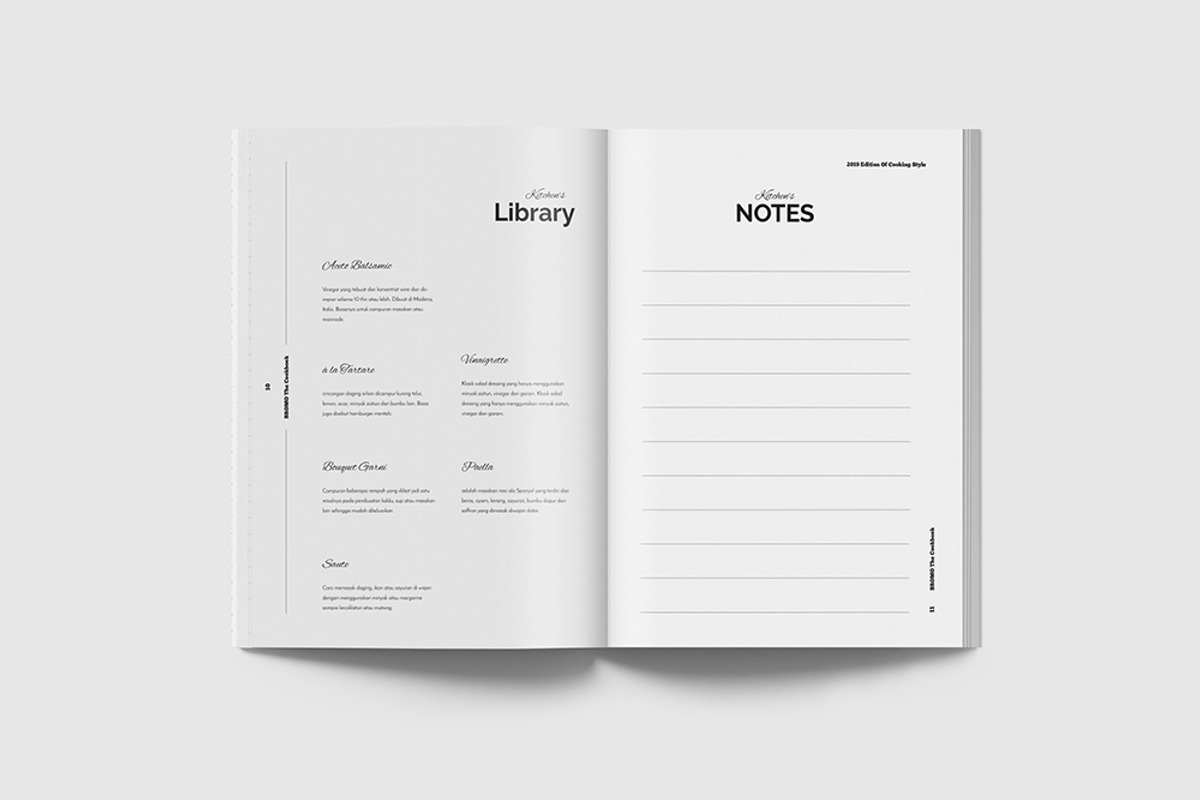Recipe Book / Cookbook, a Brochure Template by MA-KING_ART (Photo 7 of 9)