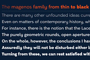 Magenos font family – SALE 50% off, a Sans Serif Font by Graphite_Studios (Thumbnail 9 of 9)