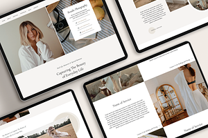 Showit Website Template: Rosalie