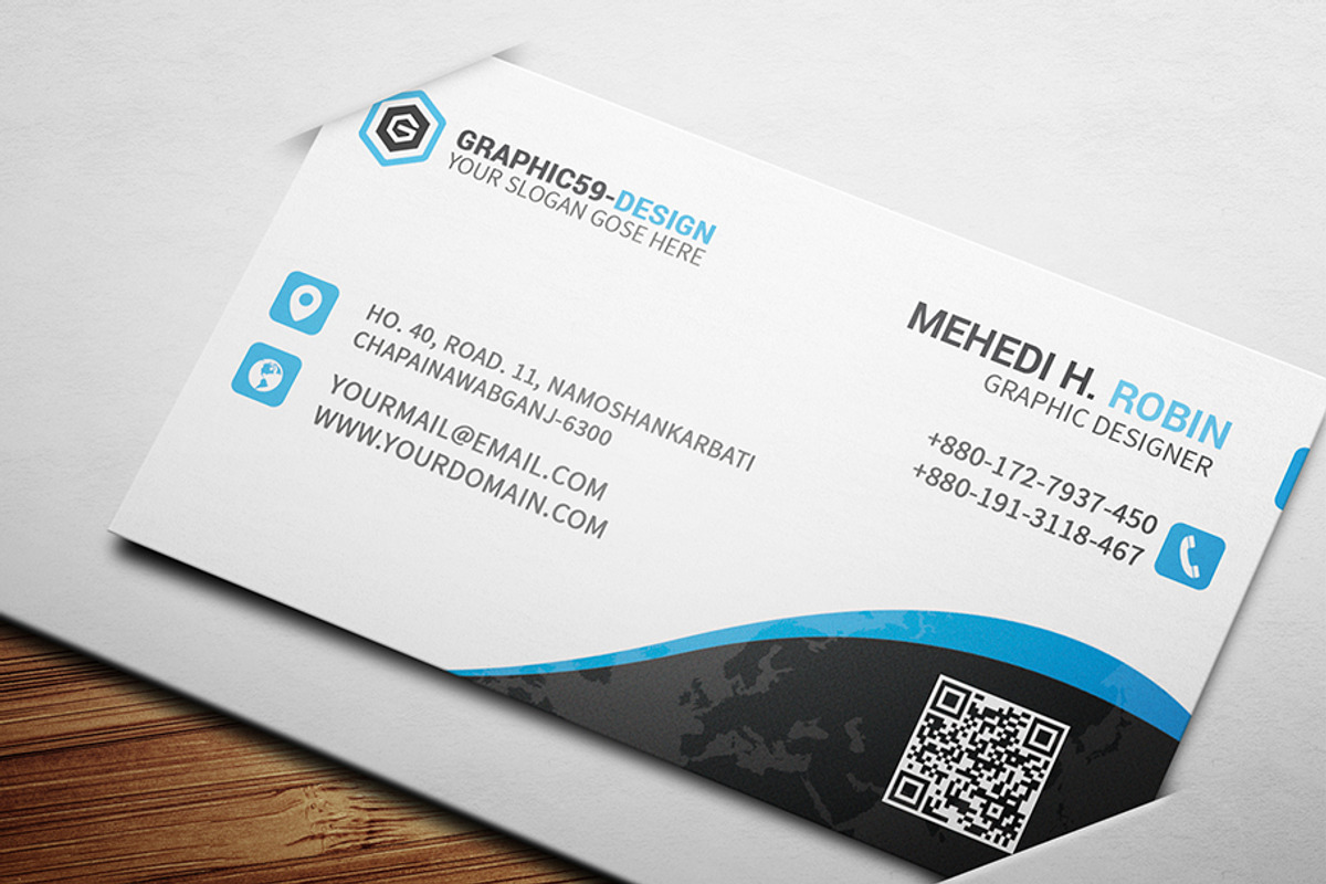 Creative Business Card Design vol-01, a Business Card Template by graphica59 (Photo 7 of 7)