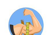 Gym and Fitness Themes, an Outline Icon by TAlex (Thumbnail 2 of 6)