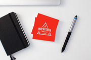 Square Business Card Mockup, a Print Template by athadi (Thumbnail 4 of 5)