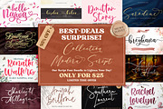 SALE Modern Script Font Bundle, a Script Font by Kotak Kuning Studio (Thumbnail 1 of 23)