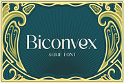 Biconvex Elegant Serif Font, a Serif Font by UICreative (Thumbnail 1 of 13)
