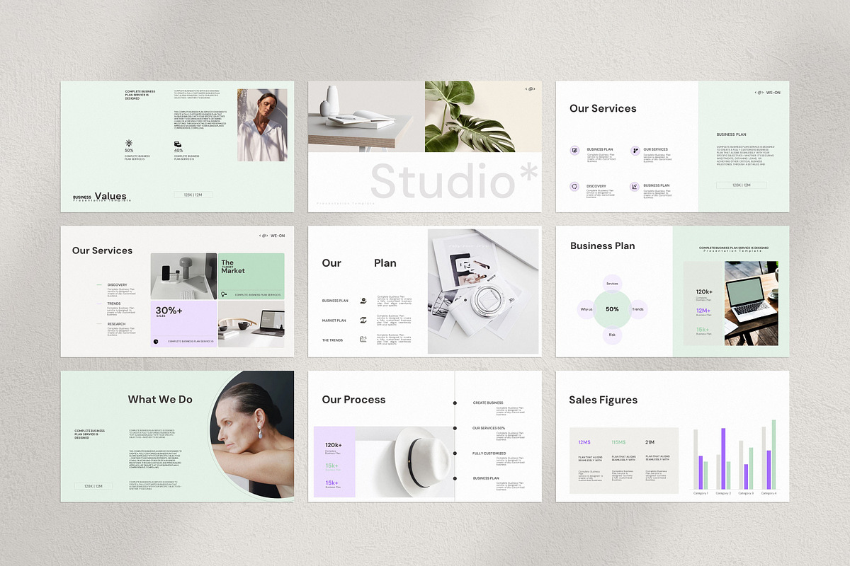 Business Pitch Deck PowerPoint, a Presentation Template by Studio Industry (Photo 6 of 11)