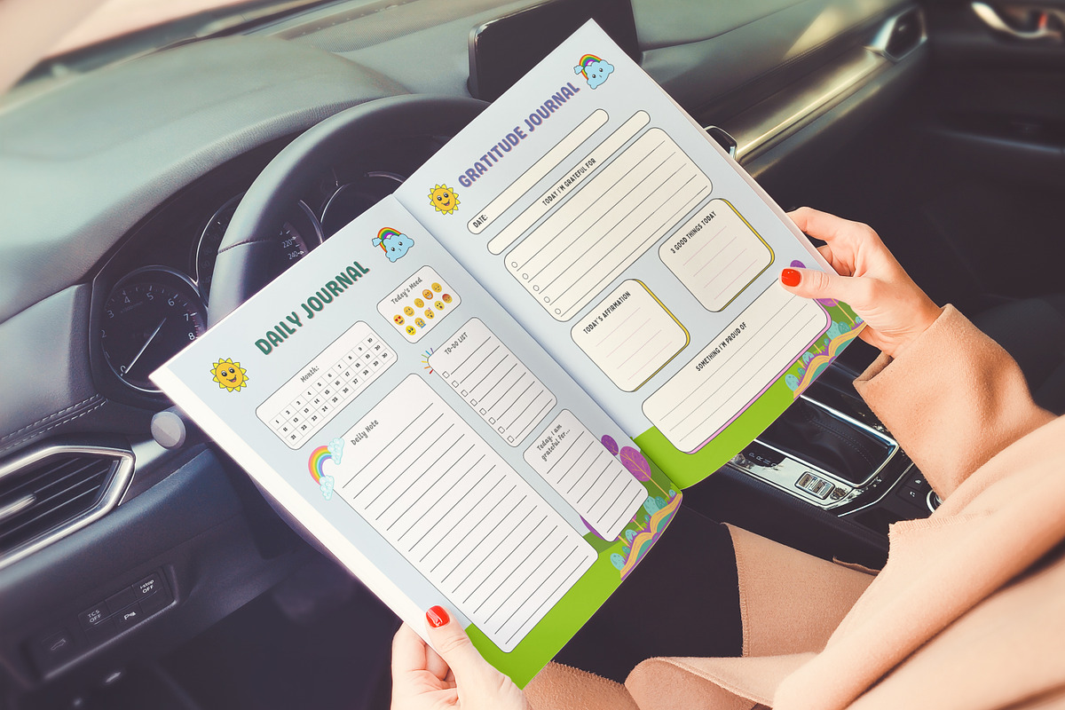 2026 Kids Daily Journal Canva, a Stationery Template by Designmela01 (Photo 5 of 7)