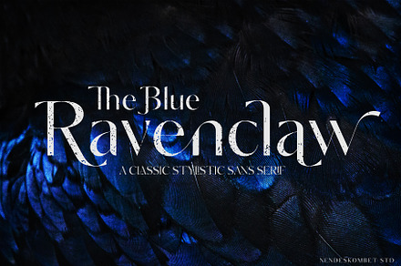 The Blue Ravenclaw - Stylistic Sans