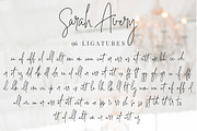 Sarah Avery -Modern Script, a Script Font by Renata Chizhikova (Thumbnail 13 of 13)