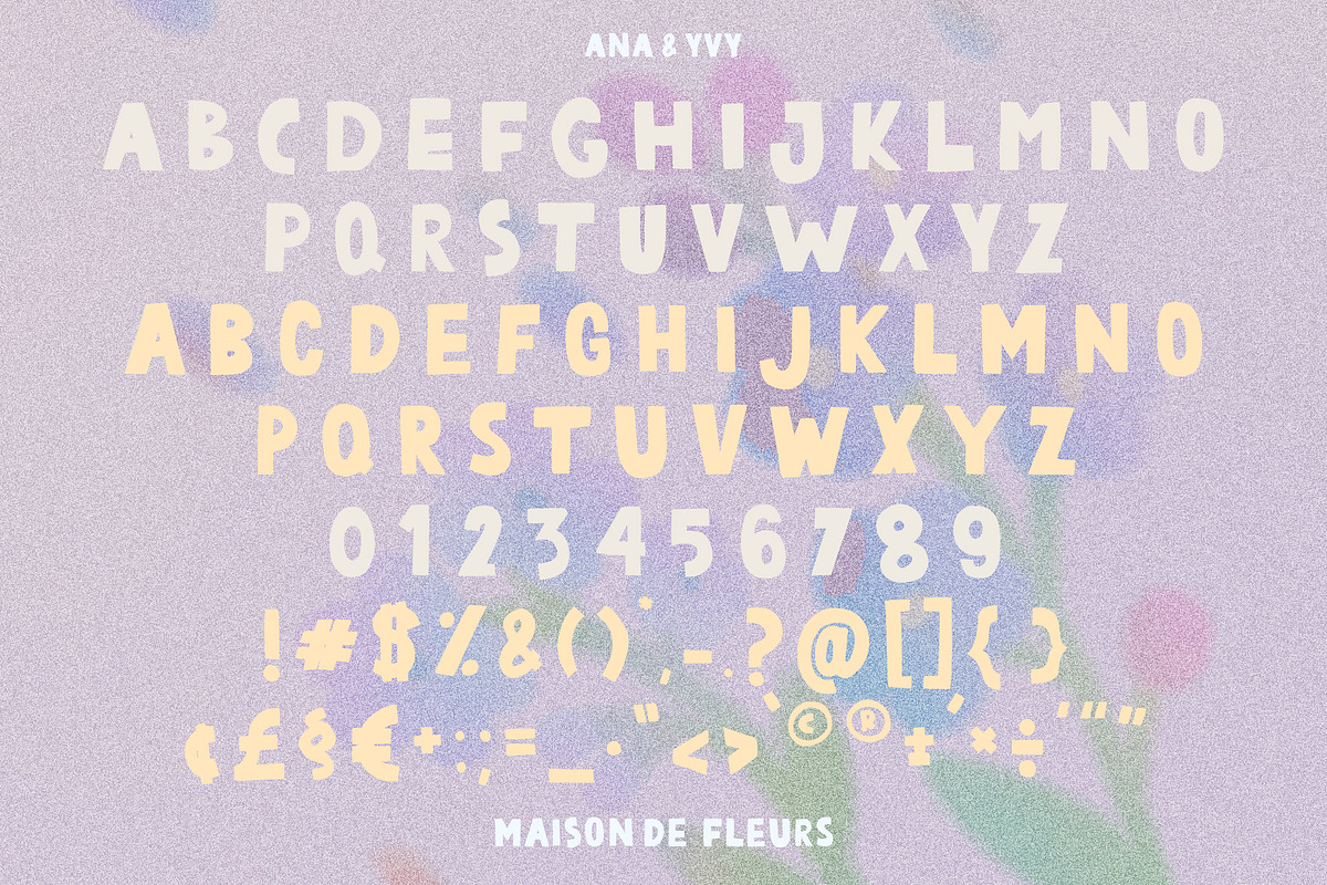 Maison de Fleurs | Marker Font Trio, a Handwritten Font by ana & yvy (Photo 11 of 12)