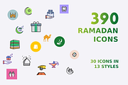Ramadan Icon Bundle, an Icon by Amogh Design (Thumbnail 1 of 14)
