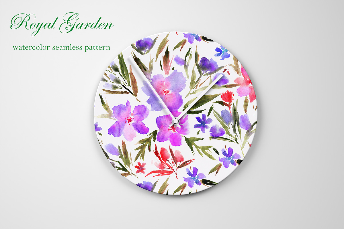 Royal garden - seamless florals, a Pattern Graphic by Katerina Tova (Photo 10 of 15)