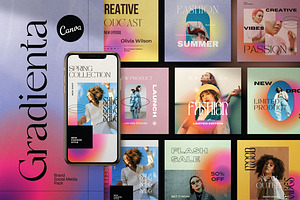 Gradienta - Canva Instagram Pack