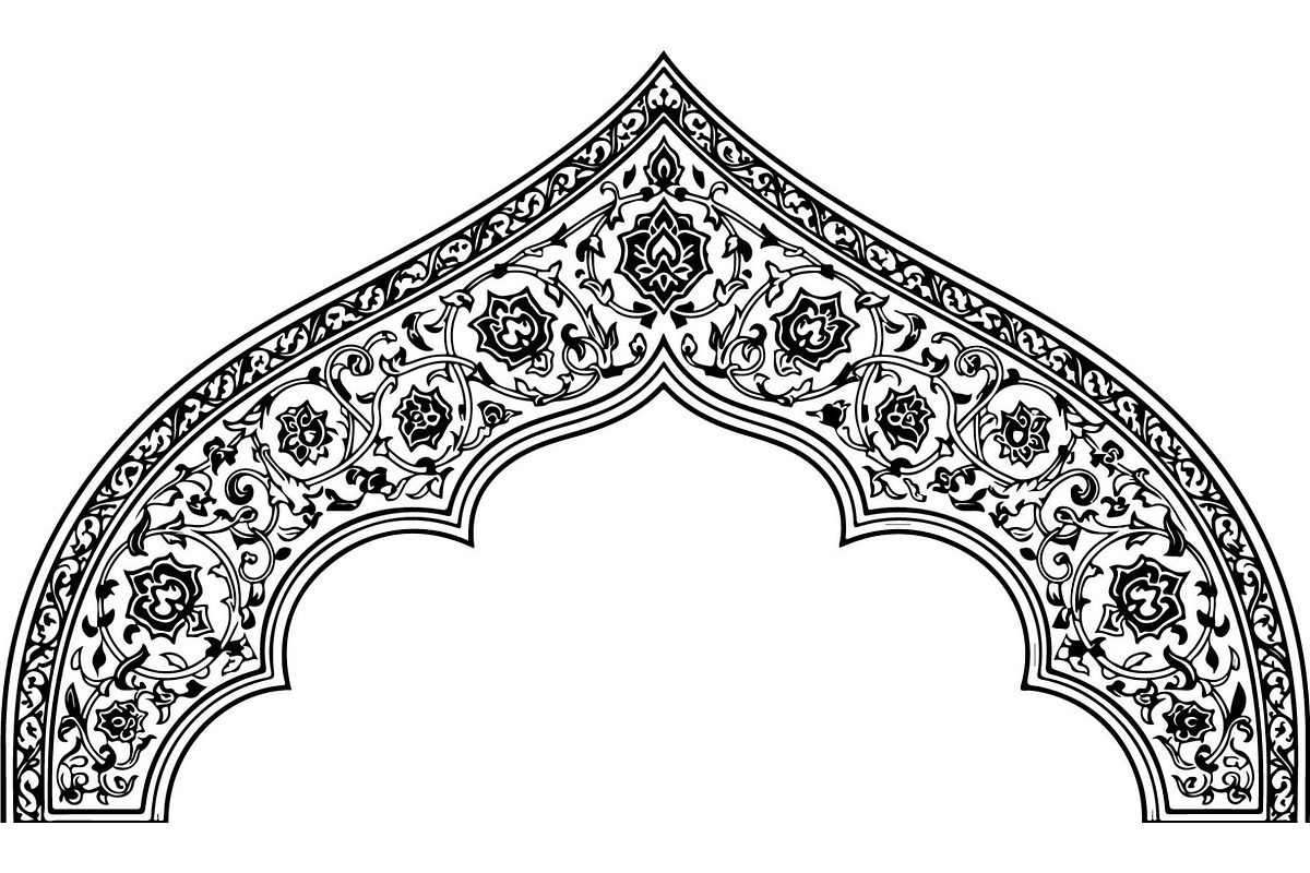 Arabic Ornamental Arch Vector, a Decorative Illustration by Designer_Momina (Photo 13 of 14)