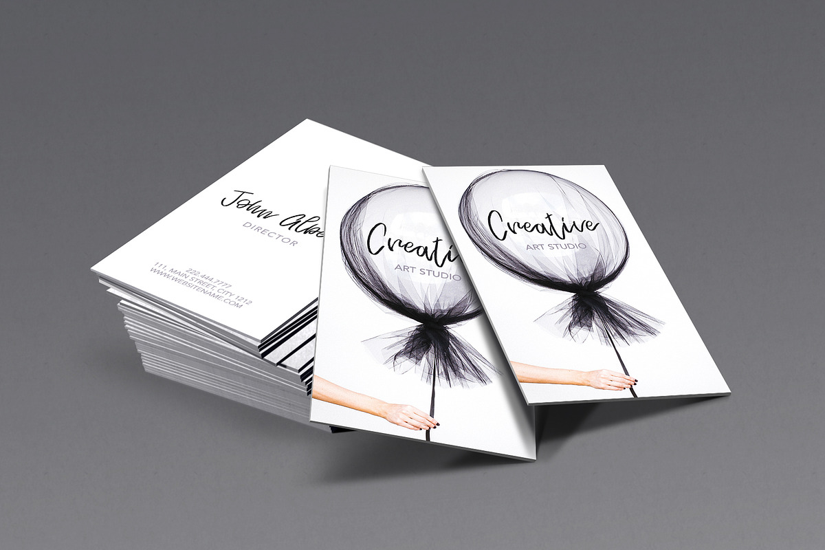 New fashion art business card, a Business Card Template by Creative Designs (Photo 1 of 2)