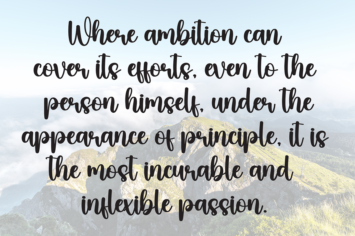Outside | Script Font, a Handwritten Font by Scratchones (Photo 6 of 9)