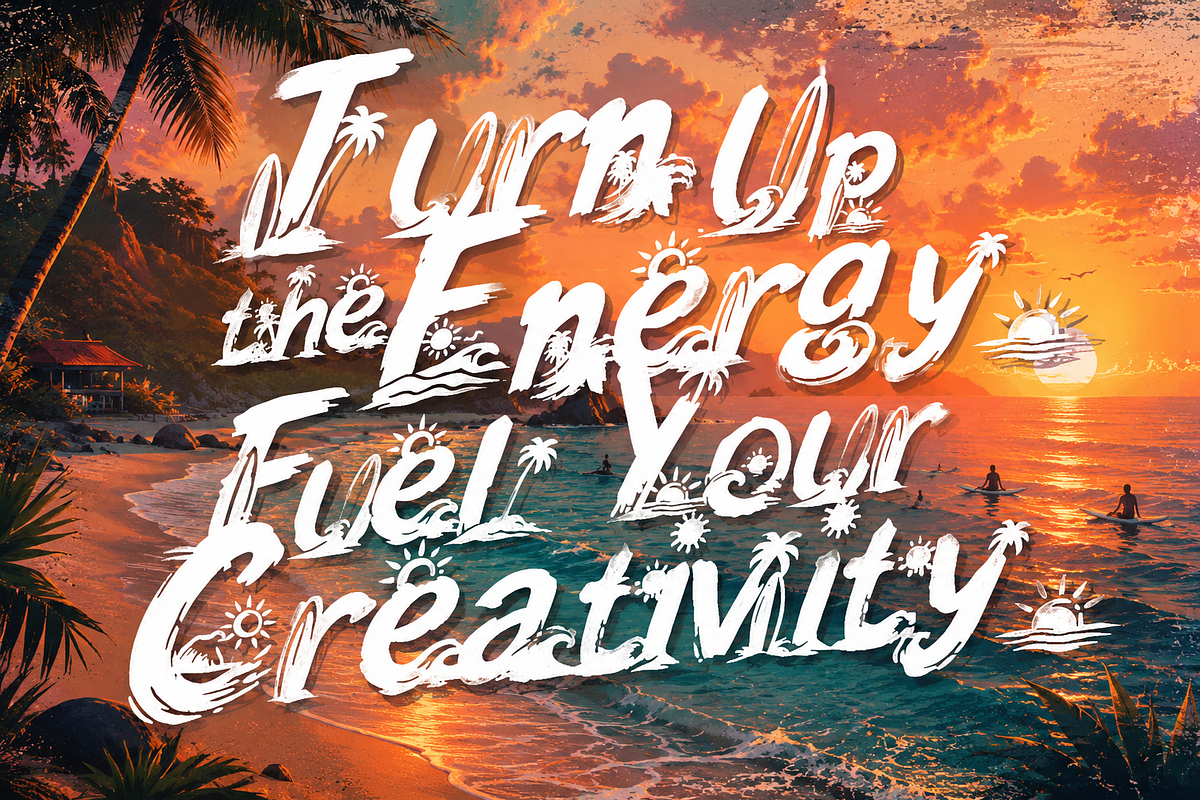 ShoreTide - Surf Ocean Waves, a Handwritten Font by HypeWorksCo (Photo 5 of 9)