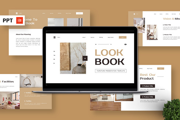 Look Book - Furniture Powerpoint preview 7