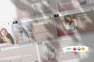 Careful Presentation Template, a Presentation Template by Analogous Temp