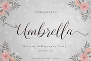 Umbrella Font, a Script Font by Khalidin.Ink (Thumbnail 1 of 7)