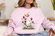Whimsical Goose Strawberry Clipart, a Seasonal Illustration by Canvas Craft (Thumbnail 5 of 7)