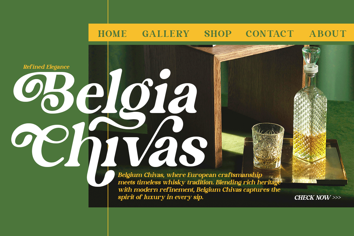 Lane Fiegras - Retro Serif Font, a Serif Font by RagamKata (Photo 5 of 12)