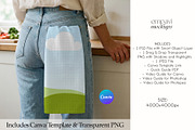 Waffle Tea Towel Mockup, a Household Mockup by EmpaviMockups (Thumbnail 3 of 6)