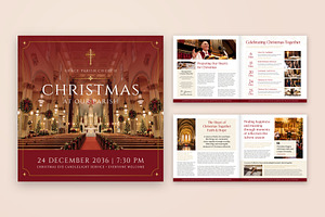 Square Christmas Church Magazine