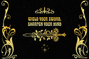 Fleur Royale - Art Nouveau Typeface, a Serif Font by HipFonts (Thumbnail 5 of 10)