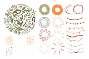 Christmas Wreath Creator, a Seasonal Illustration by Elliko shop (Thumbnail 3 of 10)