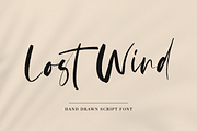 Lost Wind, a Script Font by Larin Type Co. (Thumbnail 1 of 10)