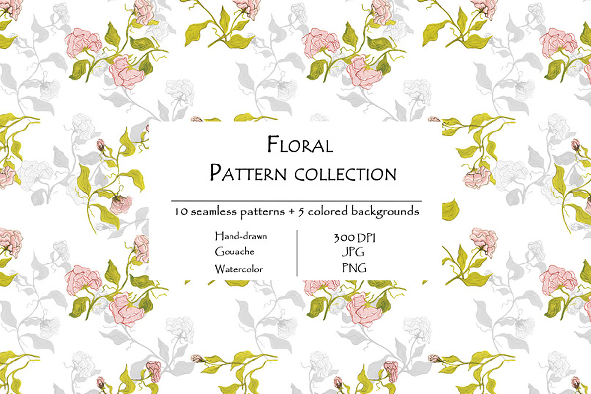 Floral Pattern Collection, a Pattern Graphic by Ann Bright (Photo 4 of 16)