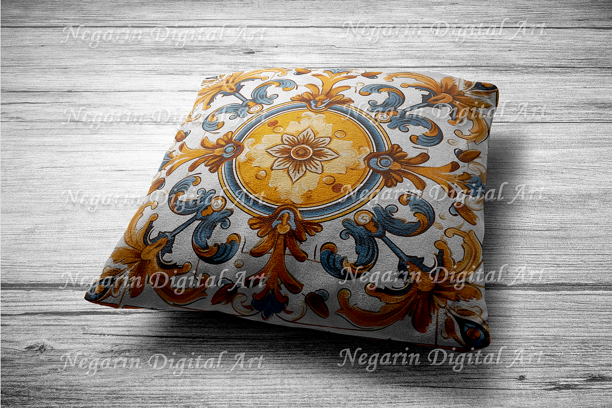 Vintage Italian Pattern Tile V1, a Pattern Graphic by Negarin Digital Art (Photo 7 of 8)