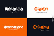 Aztec Club - Display Decorative, a Font by HIRO.std (Thumbnail 3 of 9)