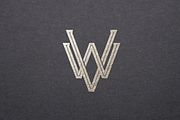 VW WV Monogram Logo, a Branding & Logo Template by Alphabet Agency (Thumbnail 2 of 3)