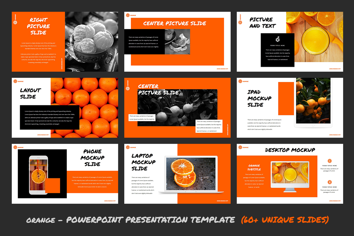 Orange - Powerpoint Template, a Presentation Template by Helga_Design (Photo 7 of 10)