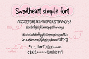 Sweetheart fonts & 119 cliparts., a Symbol Font by Red Ink (Thumbnail 9 of 13)