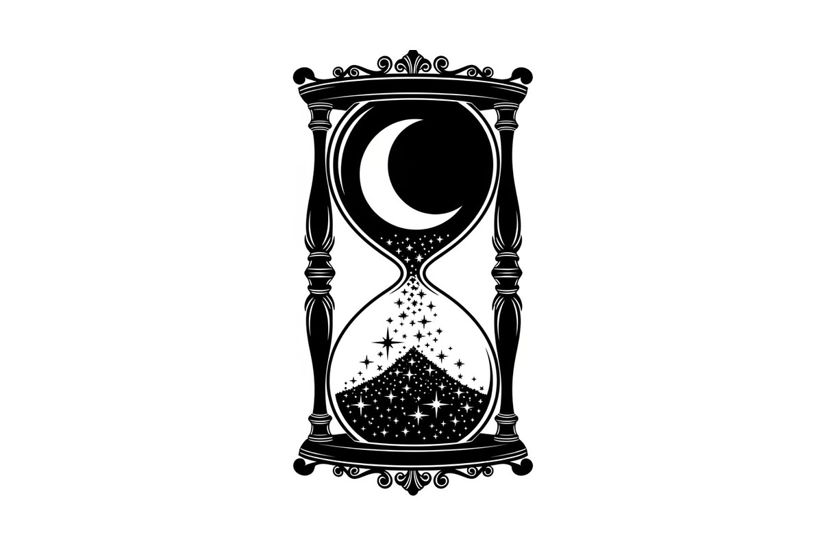 Moon Hourglass Design Bundle, an Illustration by jahid234 (Photo 20 of 31)