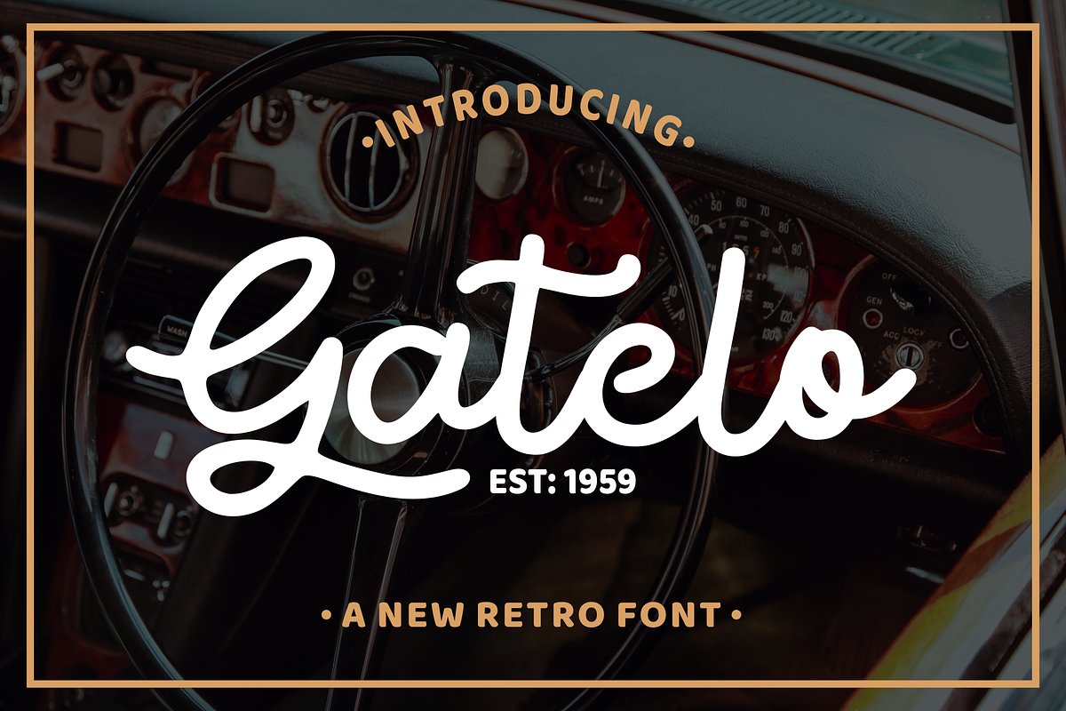 Gatelo - classic font