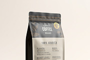 Flat Bottom Coffee Pouch Mockup Set, a Cups & Container Mockup by Pixel Foundry (Thumbnail 2 of 4)