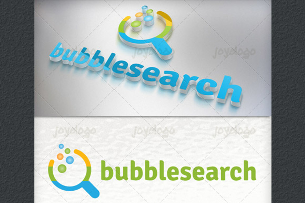 App Pixel Circles Bubble Search Logo, a Branding & Logo Template by joyologo (Photo 2 of 3)